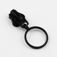 Бегунок автоматический для молнии &laquo;Трактор&raquo;, №5, 10 шт, цвет чёрный