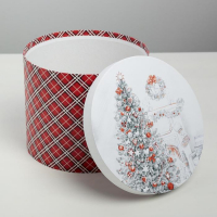 Набор подарочных коробок 5 в 1 &laquo;Скандинавские узоры&raquo;, 13 х 14‒19.5 х 22 см, Новый год