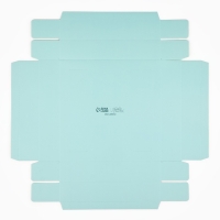 Коробка подарочная складная переноска для цветов, упаковка, &laquo;Бирюза&raquo;, 20 x 20 x 4 см