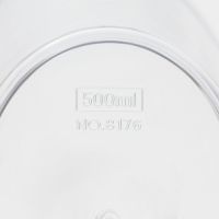 Стакан мерный, 500 мл, 16&times;9,7&times;11 см, цвет прозрачный