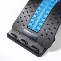 Массажёр для спины, трёхуровневый, 38 &times; 25 &times; 4 см, цвет синий