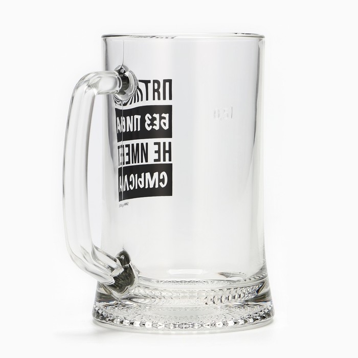 Кружка пивная Ладья &laquo;Пятница без пива&raquo;, 500 мл