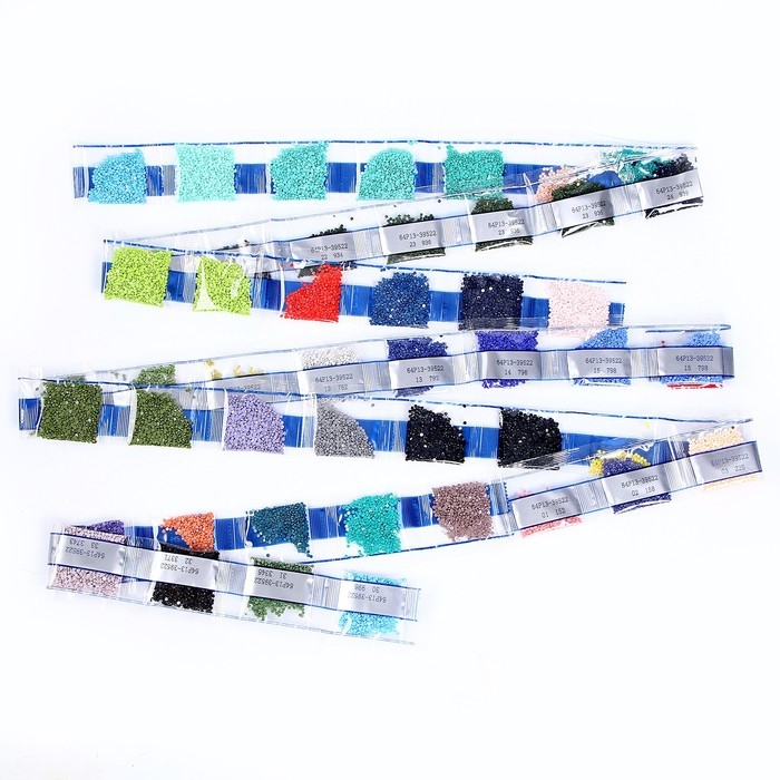 Алмазная мозаика с полным заполнением на холсте &laquo;Горное озеро&raquo;, 40 х 50 см