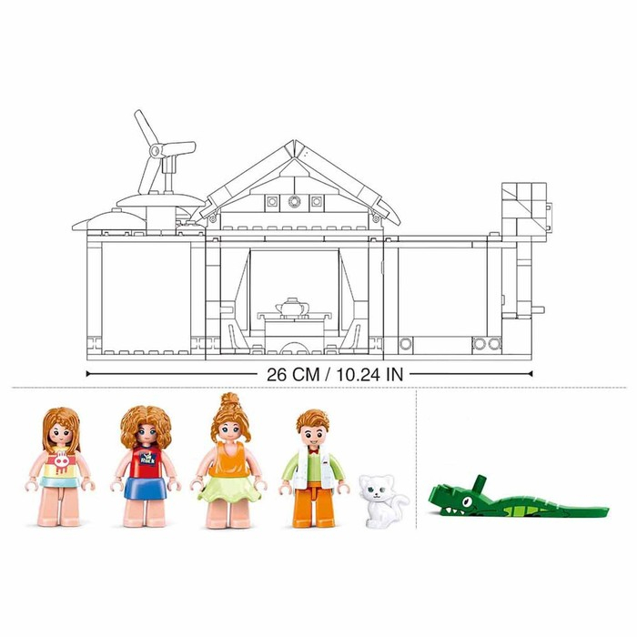 Конструктор Розовая мечта &laquo;Загородная вечеринка&raquo;, 410 деталей