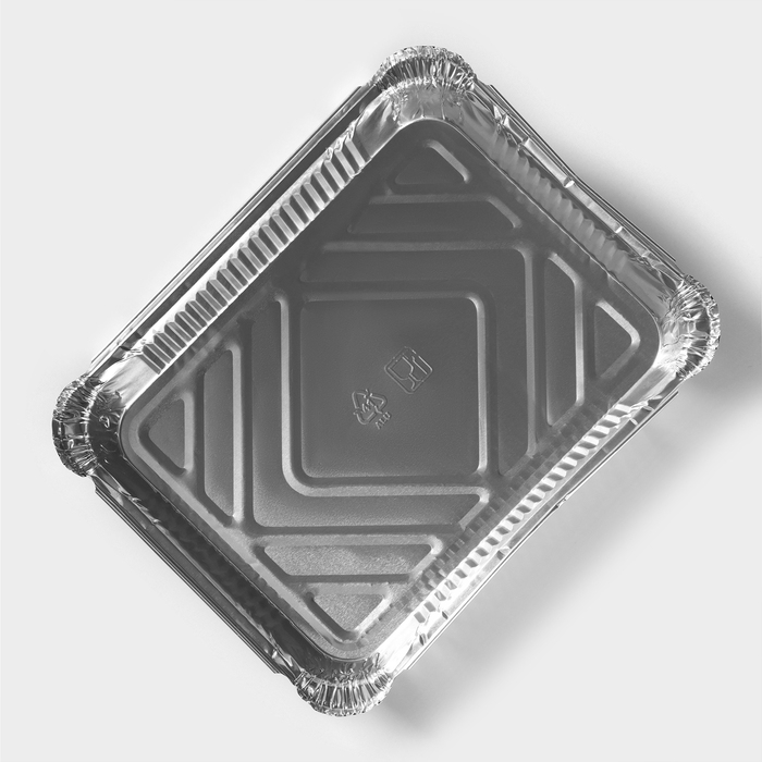 Набор форм из фольги для запекания и выпечки Доляна, 1,04 л, 22,5&times;18&times;4,5 см, 2 шт