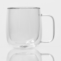 Кружка стеклянная с двойными стенками Magistro &laquo;Адель&raquo;, 300 мл