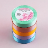 Набор атласных лент &laquo;Весенний&raquo;, 5 шт, размер 1 ленты: 20 мм &times; 23 &plusmn; 1 м