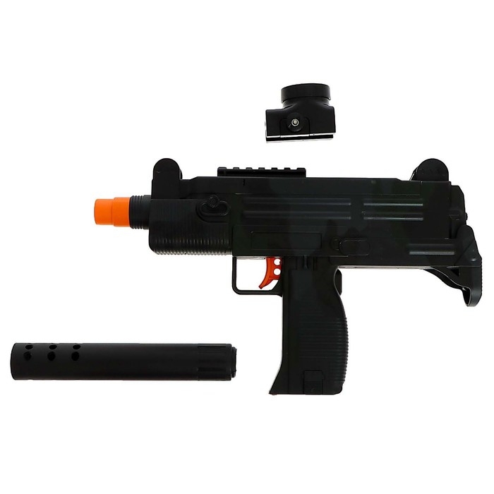 Автомат &laquo;Узи&raquo;, стреляет орбизами, работает от аккумулятора, МИКС