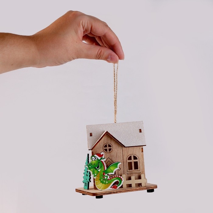 Световой декор &laquo;Сказочный дом дракона&raquo; МИКС, 7,7 &times; 10 &times; 9,7 см