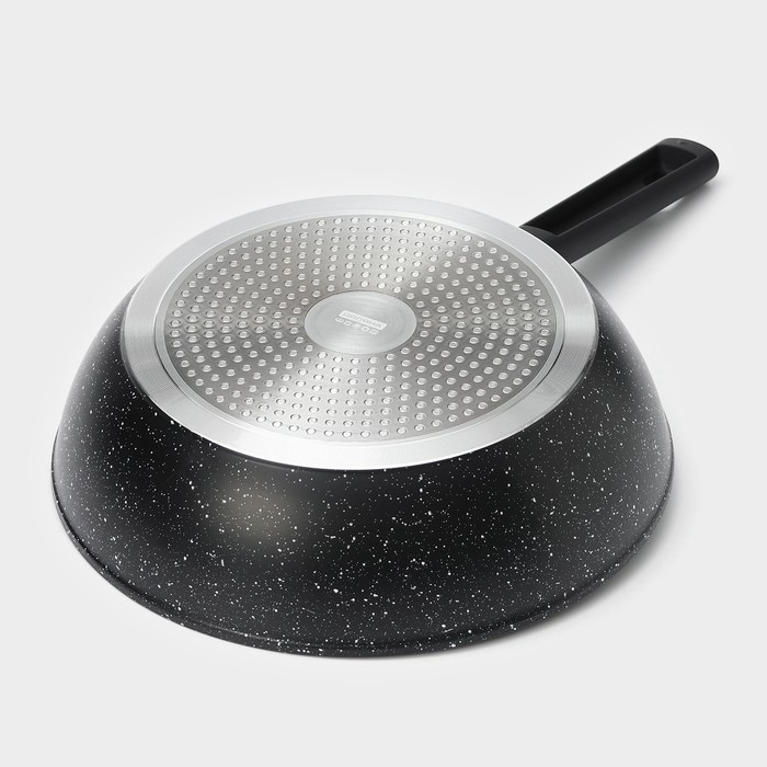 Сковорода Доляна &laquo;Первый дом&raquo;, d=28 см, h=8 см, индукция, цвет чёрный