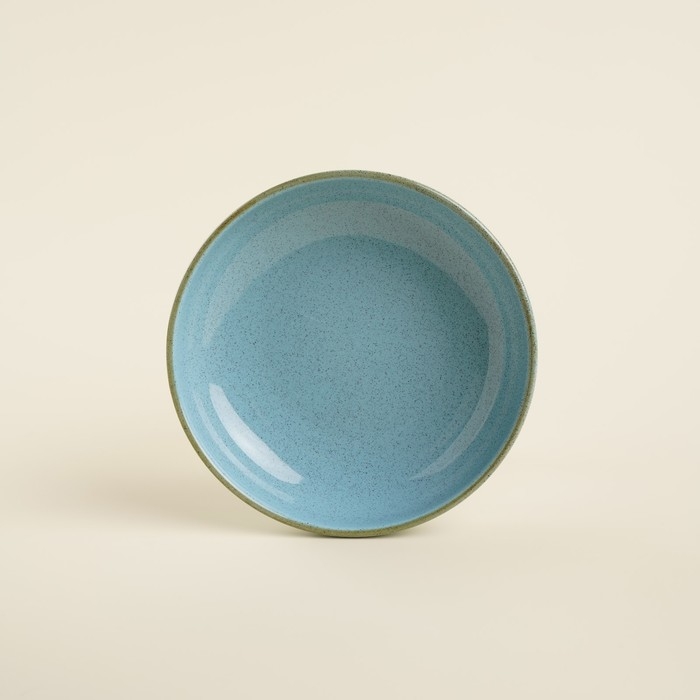 Набор мисок фарфоровых SL Home &laquo;Аззура&raquo;, 1,2 л, d=18,5 см, цвет голубой