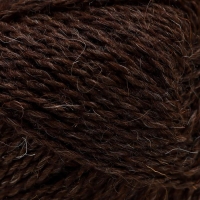 Пряжа "Овечья шерсть" 100% шерсть 200м/100гр (251-Коричневый)
