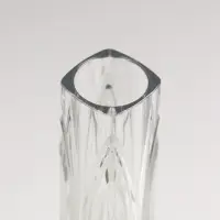 Ваза настольная пластик "Вердад" 14х3,5 см, прозрачный