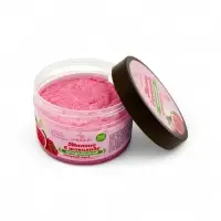 Скраб для тела соль и сахар с маслами Candy baht bar малина в шоколаде, 350 г