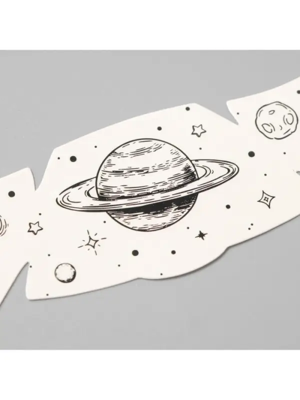 Переводная тату на тело чёрная &laquo;Веснушки. Космос&raquo;, 16&times;5 см