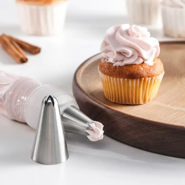 Насадка кондитерская &laquo;Закрытая звезда&raquo;, d=3 см, выход 1 см, нержавеющая сталь