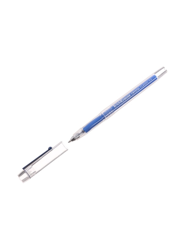 Ручка гелевая ErichKrause Crystal Stick Classic, 0.5мм, премиум, синяя