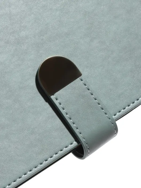 Органайзер на кольцах, C6, с хлястиком, 80л, линия, к/зам, Зеленый