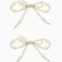 Обвес на штаны "Бантики", цвет белый в серебре