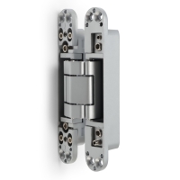 Петля скрытой установки LOCKLAND, 25х150 мм, с 3D-регулированием, цвет матовый хром