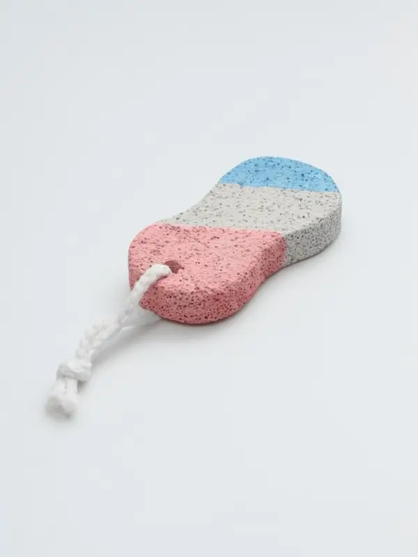 Пемза для педикюра &laquo;Бесконечность&raquo;, с подвесом, 9.5&times;4.5 см, в коробке, разноцветная
