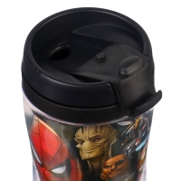 Термостакан детский со вставкой, 350 мл &laquo;Супер-мен&raquo;, Человек-паук