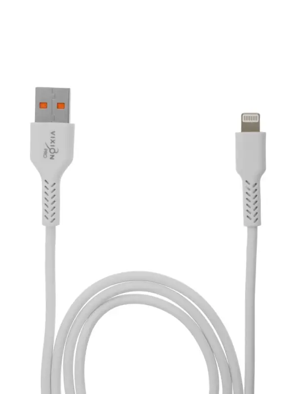 Кабель VIXION PRO VX-17i, USB  - Lightning, 2.1 А, 1 м, белый