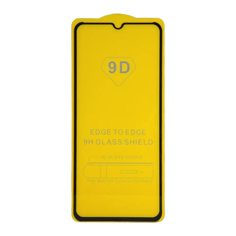 Защитное стекло Xiaomi Poco M4 с рамкой 9H Full Glue без упаковки
