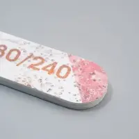 Пилка для ногтей &laquo;Пилю ногти&raquo;, прямая, 180/240 грит, 18 см, разноцветная