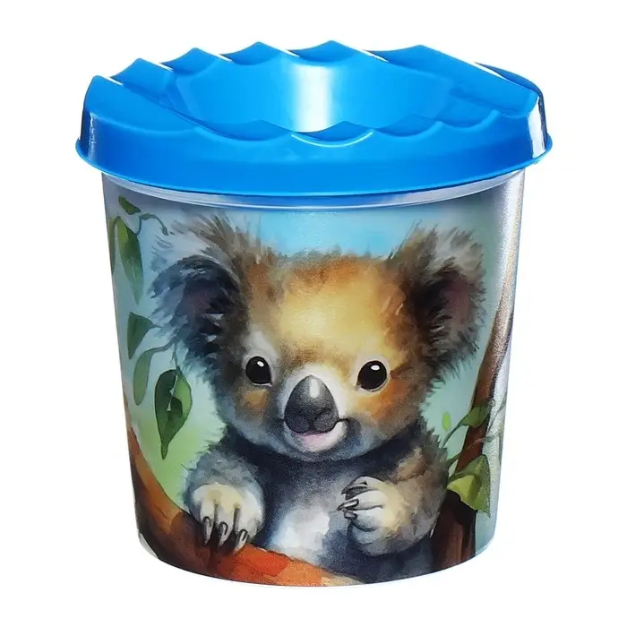 Стакан - непроливайка для рисования Calligrata &laquo;Милая панда&raquo;, 210 мл, с рисунком