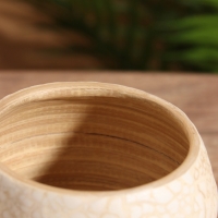 Ваза 12х12х11 см, бамбук