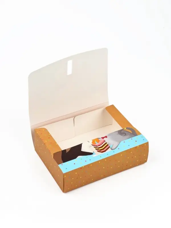 Коробка подарочная складная, упаковка, &laquo;С днём рождения&raquo;, 16.5 х 12 х 5 см