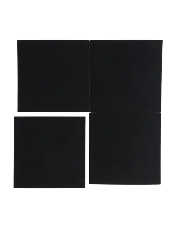 Самоклеящийся ковролин 30х30см, черный