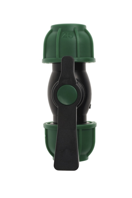 Кран шаровой ПНД ZEIN, 25 мм, цанга