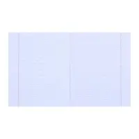 Тетрадь 18 листов в линейку Синяя, пластиковая обложка, титульный лист, блок офсет 65г/м2