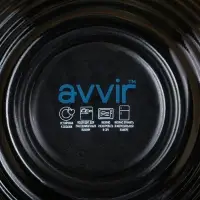 Миска Avvir Carve, 430 мл, d=13 см, стеклокерамика, цвет чёрный