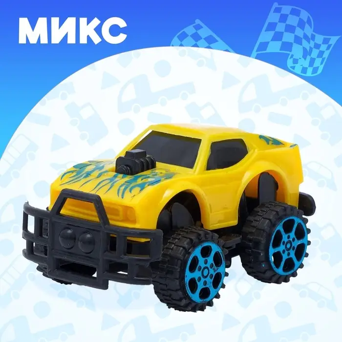 Машина инерционная &laquo;Джип&raquo;, цвета МИКС