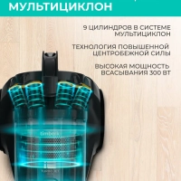 Пылесос для дома 2200 Вт, мультициклон T-VCC-230