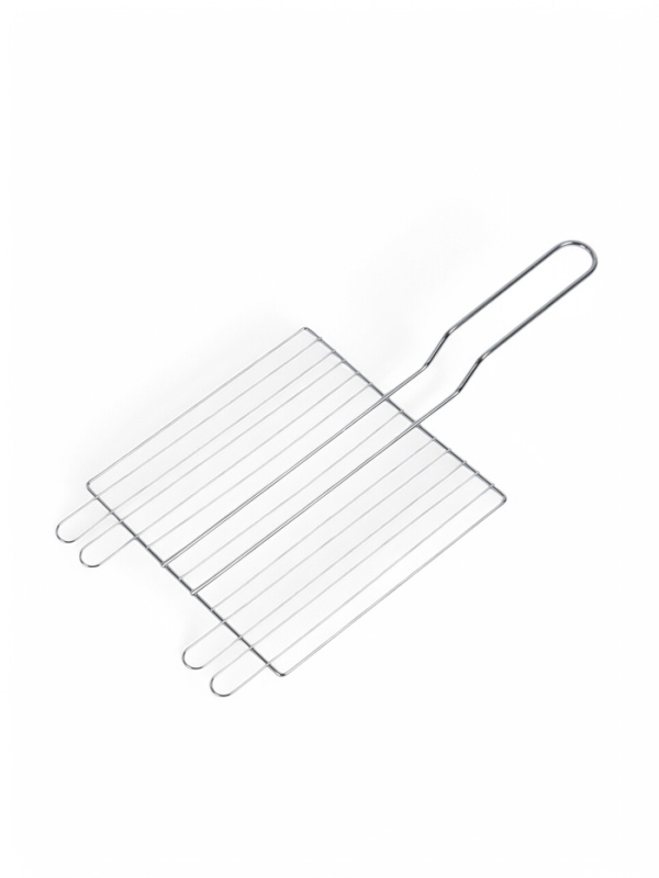 Решетка гриль, хромированная сталь, 57 х 22 х 22 см, глубина 5 см