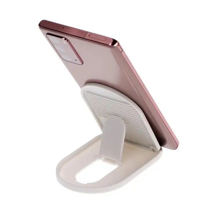 Подставка для телефона Luazon, складная, регулируемая высота, резиновая вставка, белая