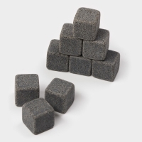 Набор из 9 камней для виски "Fabyla", базальт