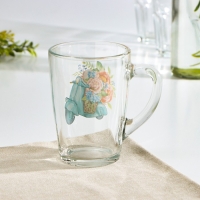 Кружка стеклянная &laquo;Капучино. Романтика&raquo;, 300 мл