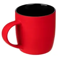 Кружка Surprise Touch Black c покрытием софт-тач, красная