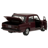 Машинка металлическая &laquo;ВАЗ-2101&raquo;, ретро - модель &laquo;Копейка&raquo;, открываются двери, багажник, инерция, 12 см, фиолетовый