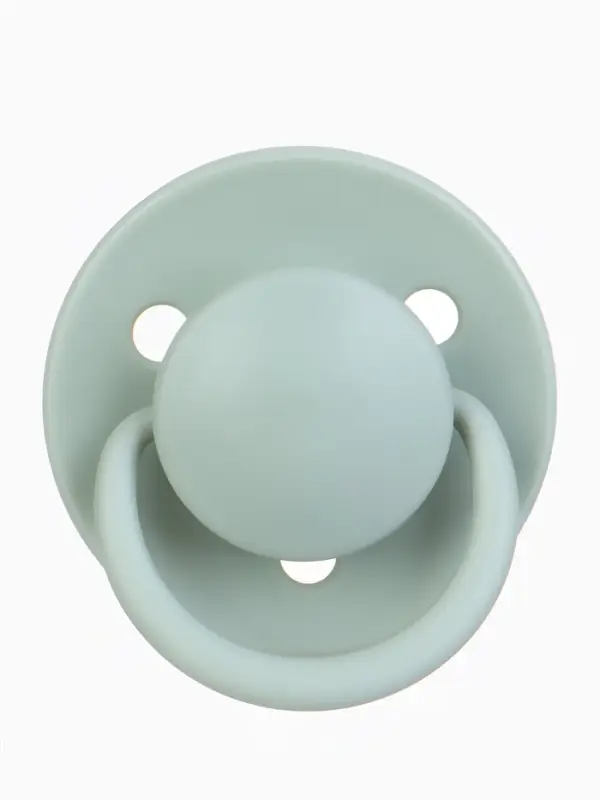 Набор классических пустышек, 2 шт., латекс, айвори/зелёный, в контейнере, от 6 мес., M&B