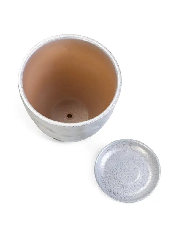 Горшок цветочный с поддоном 2,4 л, керамика  "Узор" (М)