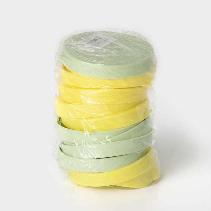 Крышки хозяйственные &laquo;Хозяюшкa&raquo;, 10 шт + сливнaя крышкa, цвет МИКС