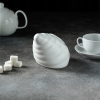 Сахарница фарфоровая Magistro &laquo;Ракушка&raquo;, 330 мл, цвет белый