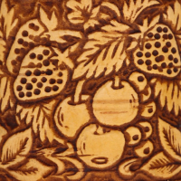 Туес для специй &laquo;Ягоды&raquo;, специи, 8х8х9 см, береста