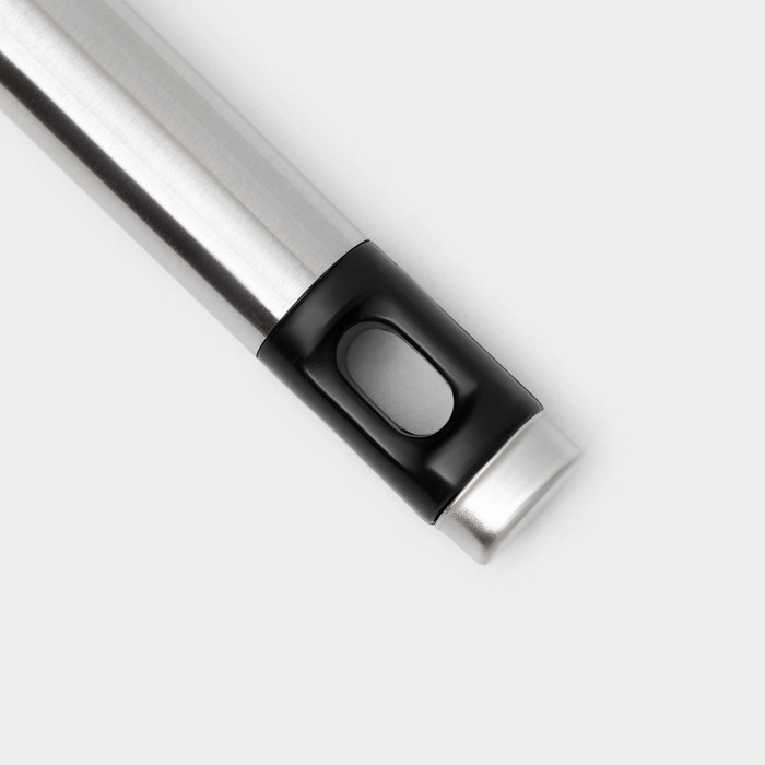 Тёрка для сыра мелкая Доляна Fargo, 23,5&times;5&times;2 см, с ручкой, цвет серебристый